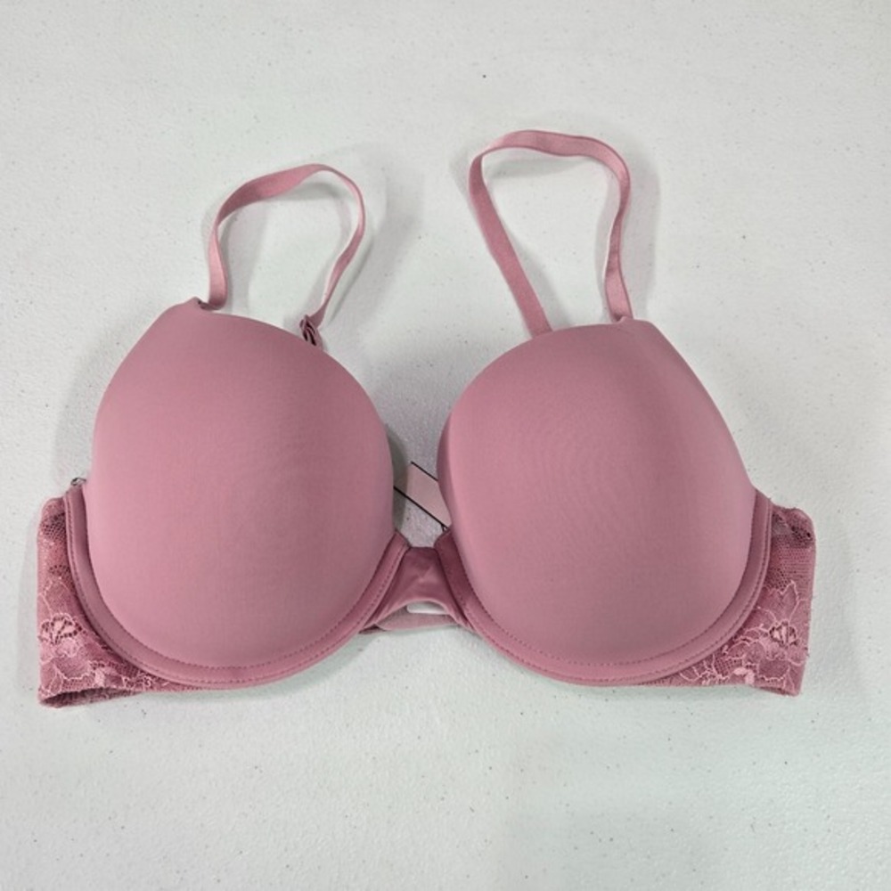 Victoria Secret Women Bra 32D Pink Push Up Underwire Lace Bandβ